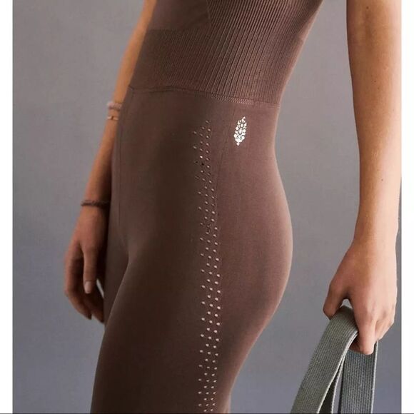 Free People Good Karma High Neck Onesie Size XS/S - Picture 3 of 8